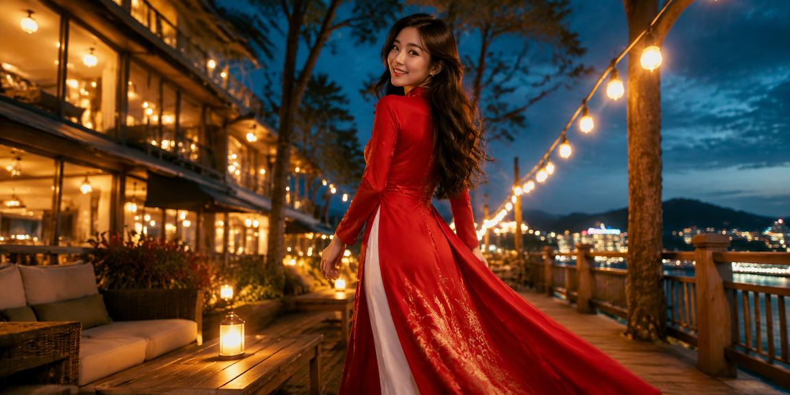 Người chơi cá cược casino tại Đà Lạt trong trang phục áo dài truyền thống