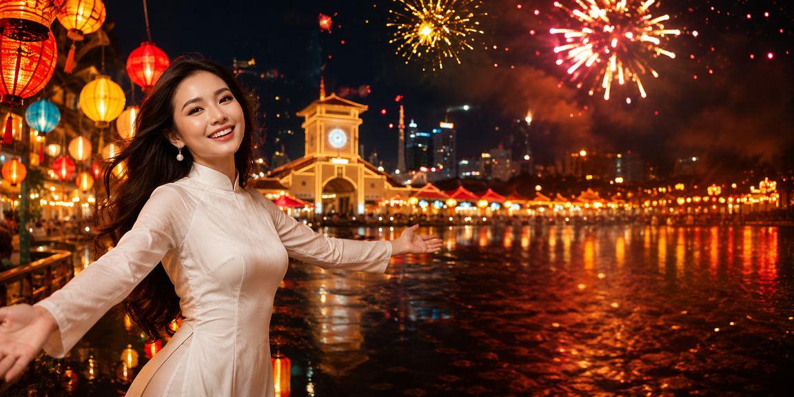 Không khí lễ hội đèn lồng tại TP. Hồ Chí Minh với người chơi casino trực tuyến