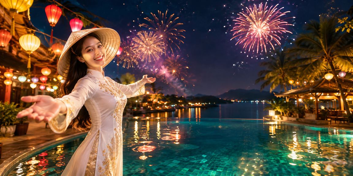 Người chơi tham gia casino trực tuyến tại Huế với nón lá đặc trưng xứ Huế